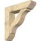 Ekena Millwork Funston Slat Rough Sawn Bracket w/ Offset Brace, Douglas Fir, 8"W x 32"D x 32"H BKT0806X32X32FST06RDF - alternate 1